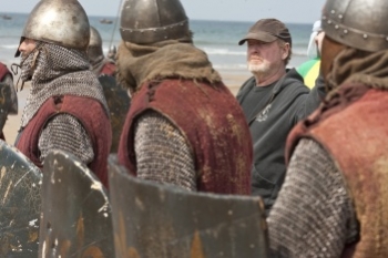 El director Ridley Scott trabajó intensamente con cientos de extras para realizar las poderosas escenas del film
